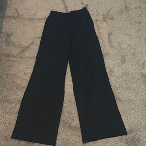 Old Navy Powersoft Comfortable Black Wide-Leg Pants (tall)